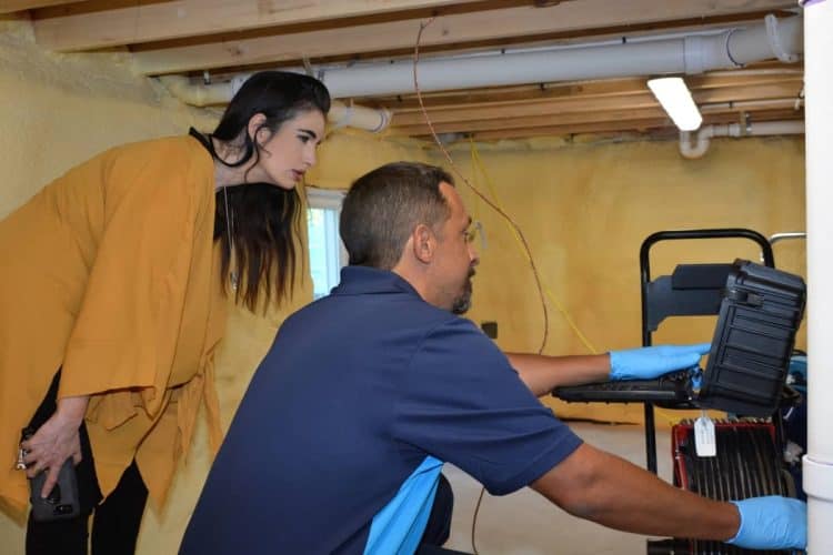 ZPZ Tech + Client Drain Inspection