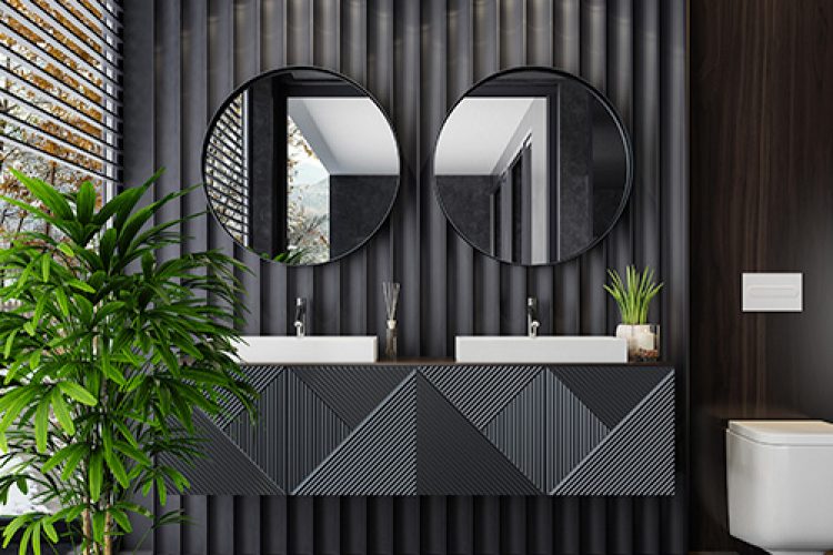 Eco-friendly bathroom.