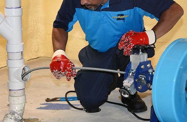 Z PLUMBERZ of Oakland County servicing floor drain