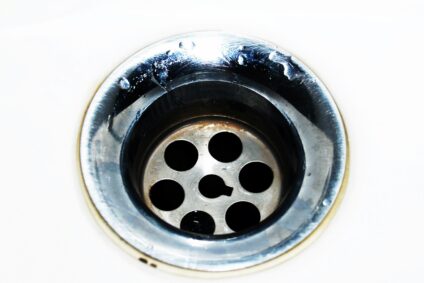 Picture of bathroom drain