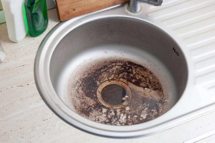 clogged sink