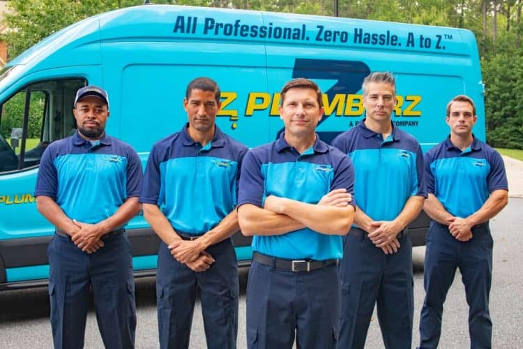 ZPZ Plumbing Team + Service Truck